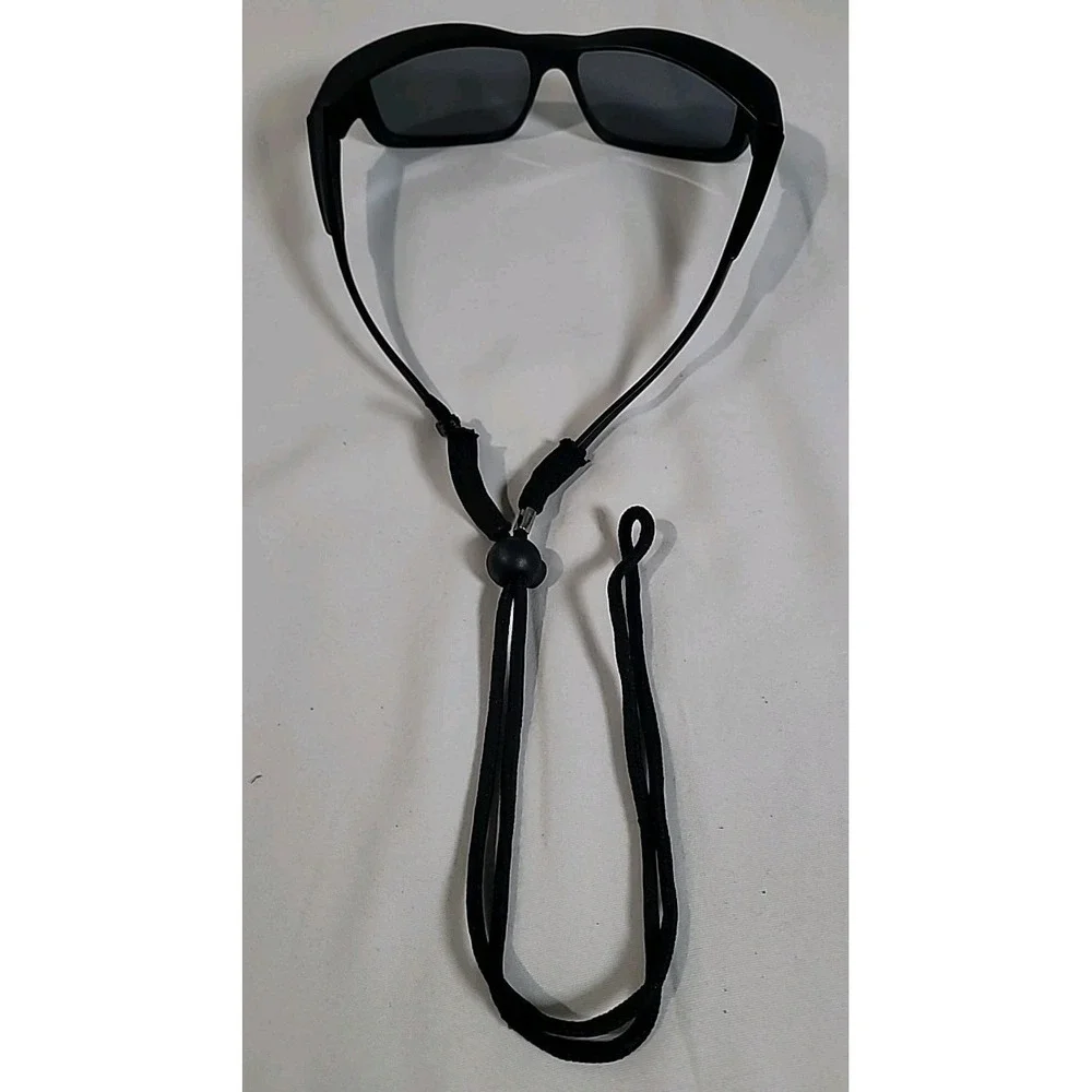 Jonathan‎ Paul Fitovers Sunglasses Black Polarized UV400 Fit Over Glasses Strap